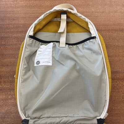 Walker Goods Yellow Backpack: Yellow-unisex-