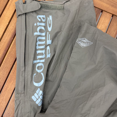 Columbia - Men's Performance Waterproof Pants - MSRP comp $100: Khaki Green-men-2XL