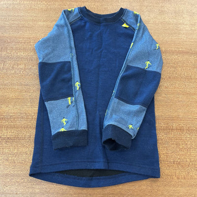 Helly Hansen - Kids' Graphic LIFA Merino Wool Baselayer Set - MSRP $100: Blue-children-5
