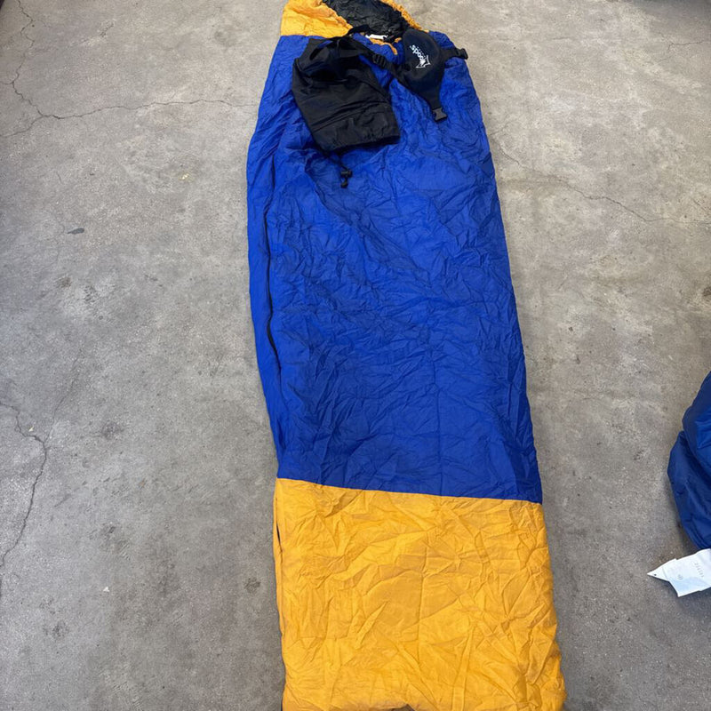 Woods 3-Season Sleeping Bag: Blue, Orange-unisex-n/a