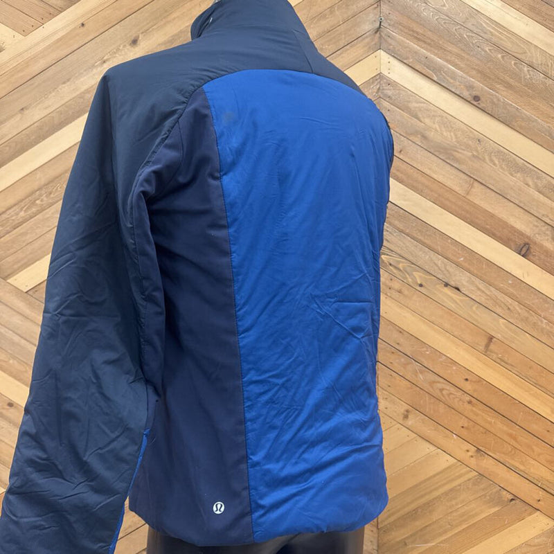 Lululemon Blue Outdoor Jacket: blue-unisex-MD