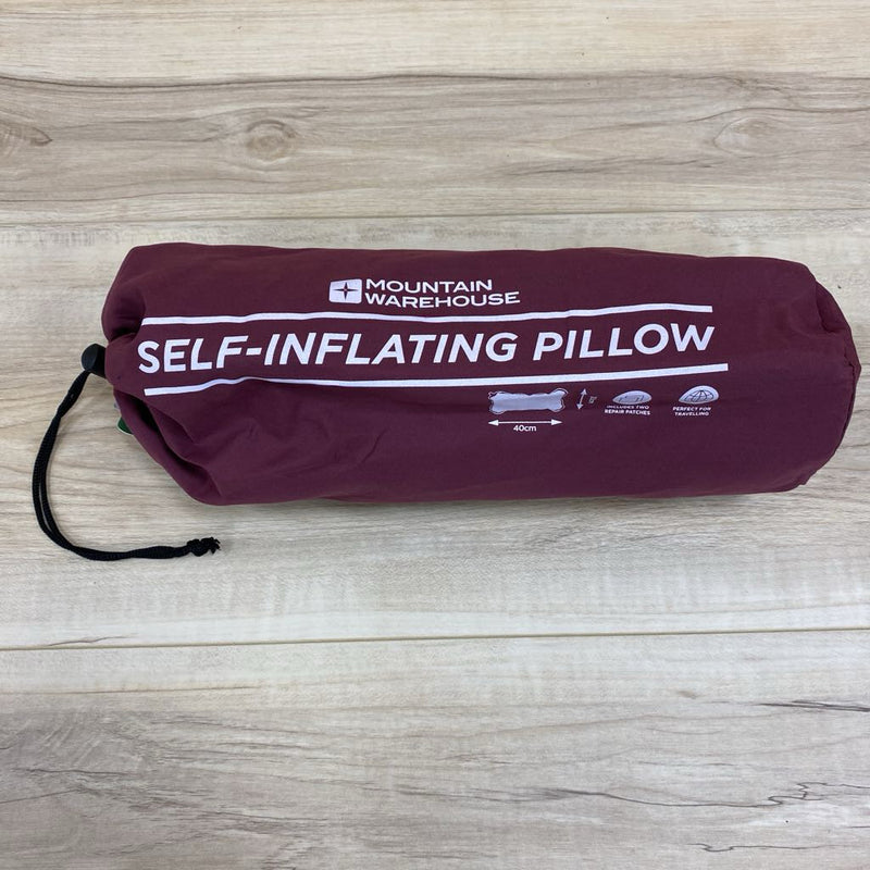 Mountain Warehouse - Self-Inflating Pillow- MSRP $25: Dark Red-unisex-