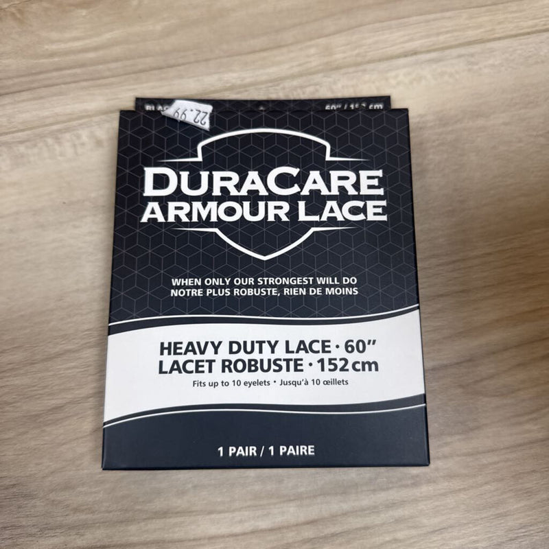 DuraCare - Armour Lace Heavy Duty Laces 60": black-unisex-60"