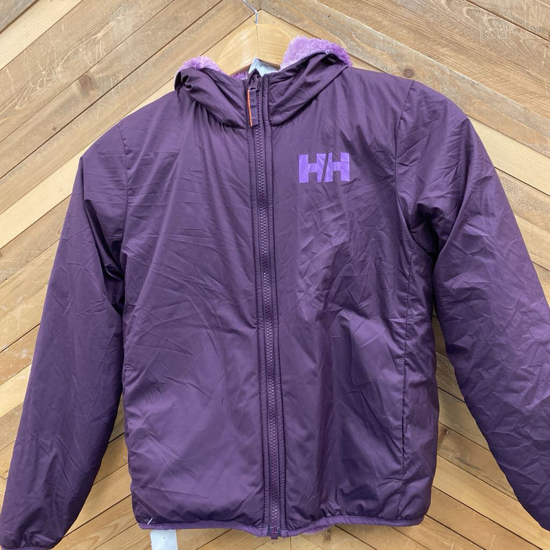 Helly Hansen- Kids Purple Fleece Lined Jacket- MSRP $190: purple-children-10