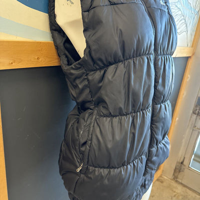 Adidas- Women's Black Puffer Vest- MSRP $220: black-women-MD