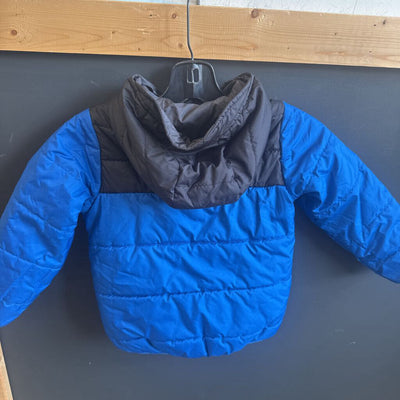 The North Face - Boys' Blue and Black Hooded InsulatedJacket- MSRP $129: blue, black-boys-4T