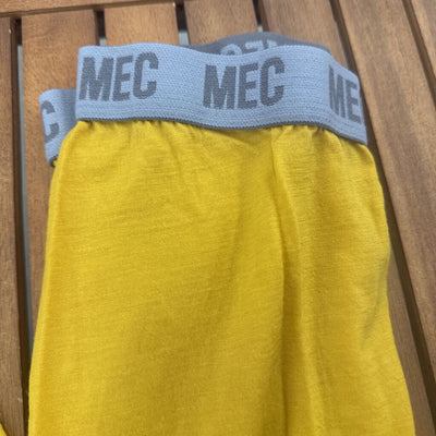MEC -T2 Merino Base Layer Bottoms - Youths- MSRP $69: yellow-children-10 Y