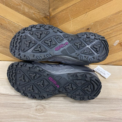 Columbia Women's Hiking Shoes: Grey/Purple-women-W10
