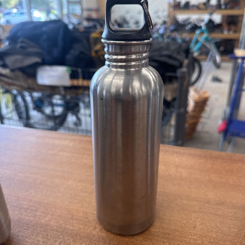 Stainless Steel -Water Bottle: Silver-unisex-