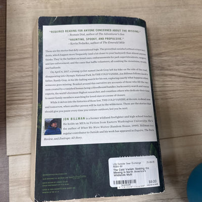 The Cold Vanish: Seeking the Missing in North America's Wildlands: Multi-unisex-