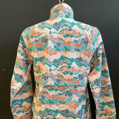 The North Face - Women's Printed Class V Windbreaker - MSRP $130: Pink/Green/Grey-women-XS