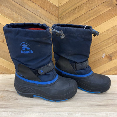 Kamik - Kid's Winter Boots - MSRP $80: Navy/Blue/Black-children-4Y