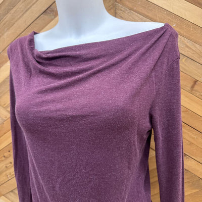 Toad&Co - Women's L/S Shirt - MSRP comp $105: Purple-women-XS