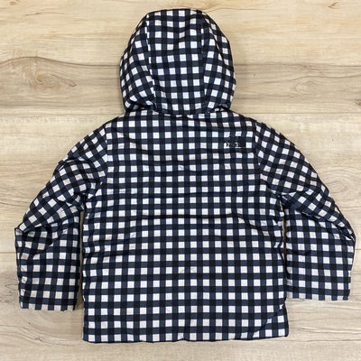 The North Face- Girls' Checkered Jacket- MSRP $100: black and white-girls-2t