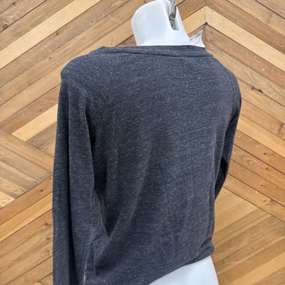 Alternative Earth - ROAM L/S Shirt: Dark Grey/Light Grey-women-SM