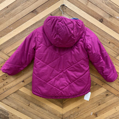 Columbia- Kids Pink Insulated Fleece Lined Jacket- MSRP $120: pink-girls-XSY
