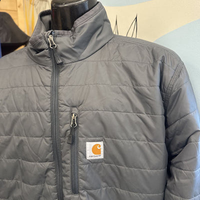 Carhartt - Men's Relaxed Fit Insulated Jacket- MSRP $149 : gray-men-XL