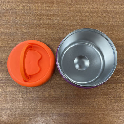 S'well - Stainless Steel Food Container - MSRP $38: Dark Purple/Dark Pink/Orange--700 mL