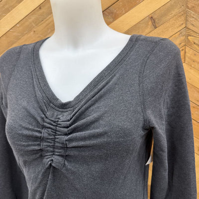 Lululemon - Women's Scrunched Sweatshirt: Grey-women-SM