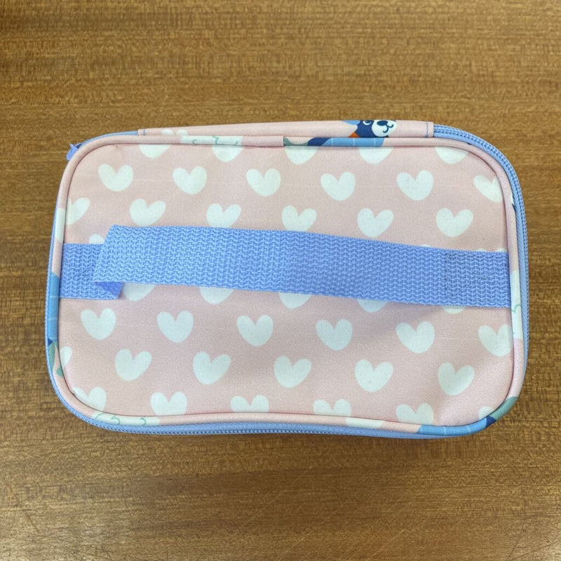 Millie Loves Lily - Non-Insulated Lunch/Snack Bag: Pink/Blue/Brown/Yellow/White-children-O/S