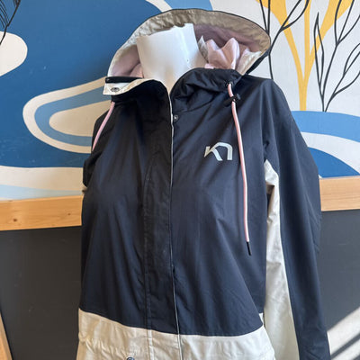 Kari Traa -Women's Saue L Jacket- MSRP $275: black and beige-women-XL