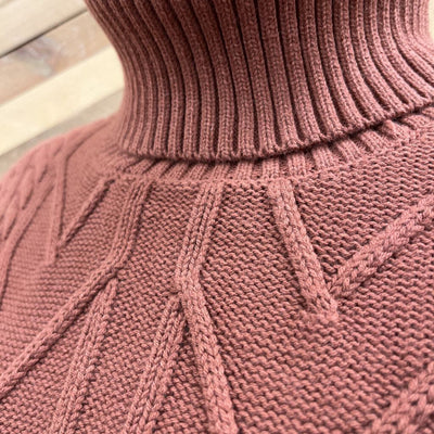 FIG - Women's Taos Sweater - MSRP $155: Brown-women-XS