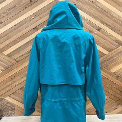 Eddie Bauer - Women's Vintage Gore-Tex Shell Jacket - MSRP comp $200: Green/Purple/Pink-women-MD