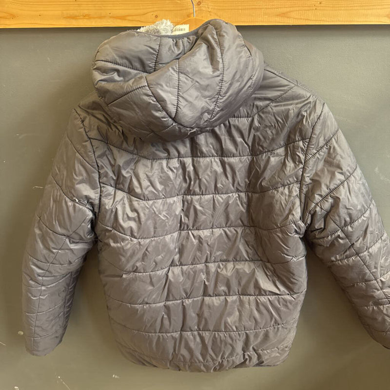 Eddie Bauer- Kids Black Puffer Flecce Lined Jacket: black-children-14/16Y