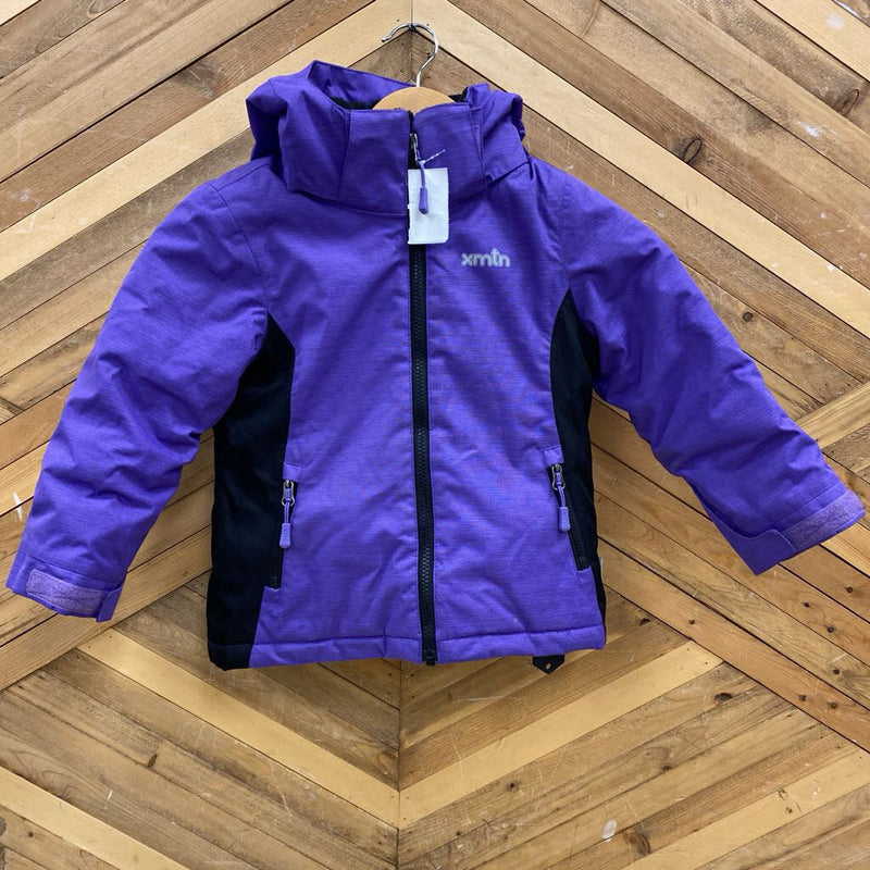 xmtn - Kids Purple Insulated Jacket: purple-children-large