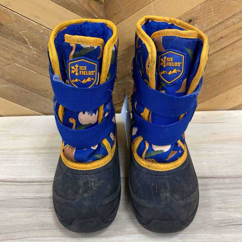 Ice Fields - Kids Waterproof winter Boots- MSRP $60: Blue-children-10