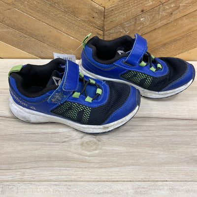 Children's Blue and Black Athletic Shoes: blue, black-children-11t