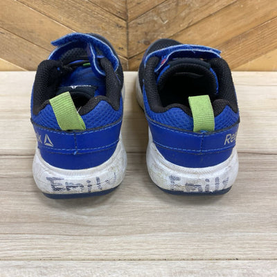 Children's Blue and Black Athletic Shoes: blue, black-children-11t
