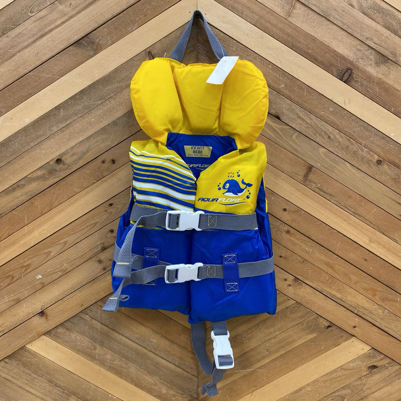 AquaFloat- Infant PFD: blue/yellow-infant-infant