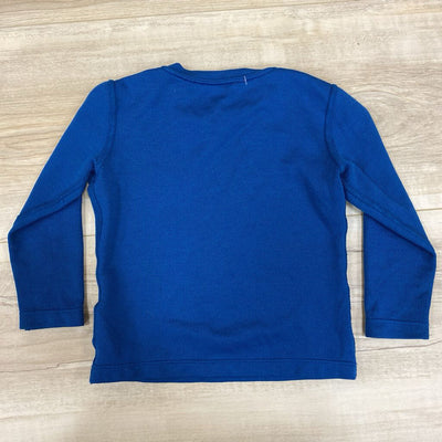 Children's Blue Thermal Long Sleeve Shirt: blue-children-3