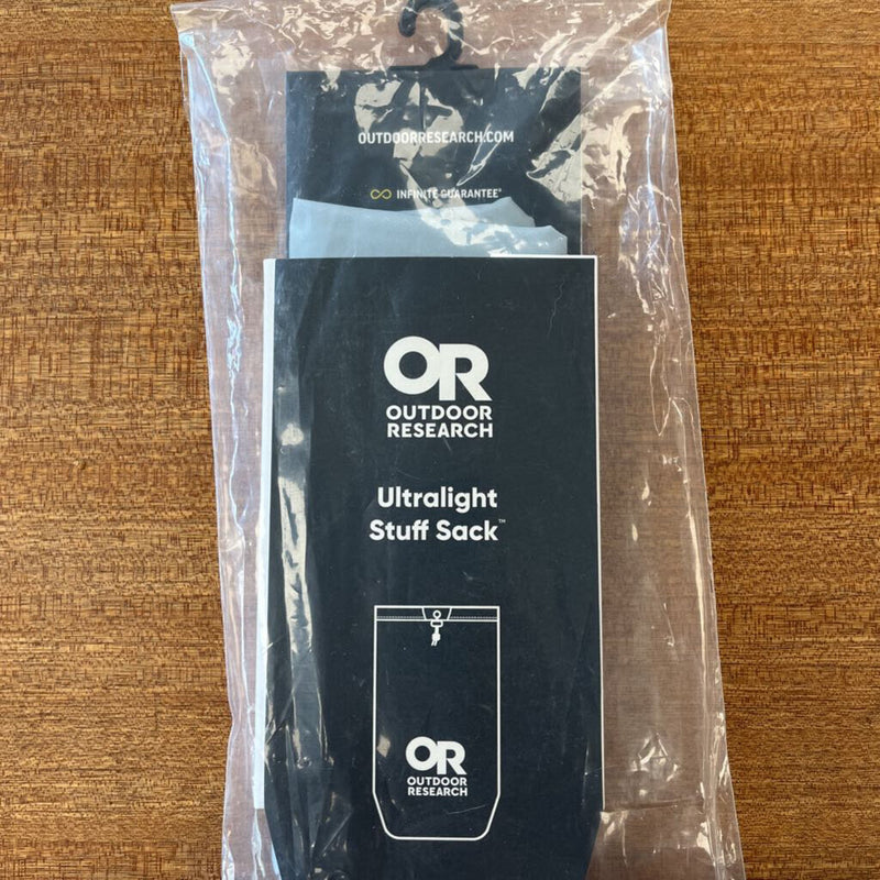 Outdoor Research - Ultralight Stuff Sack 20L - MSRP $29.95: Light Grey--20L