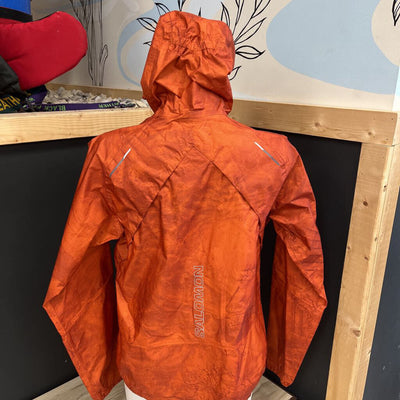 Salomon - Women's Bonatti Waterproof Shell Jacket - MSRP $230: Orange-women-XS