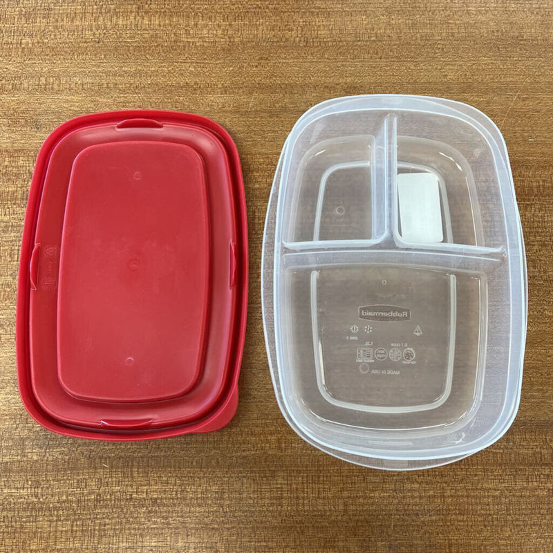 Rubbermaid - Lunch Container / Food Storage: Red/Clear--