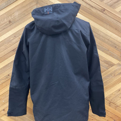 Helly Hansen Workwear Waterproof Jacket: black-men-MD