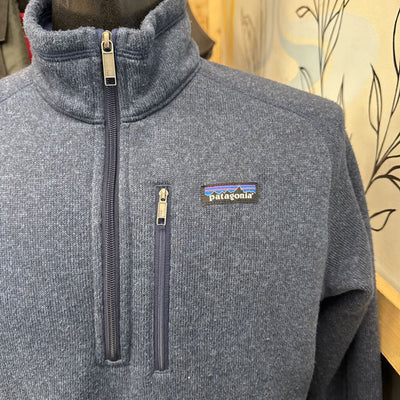 Patagonia Men's Fleece Pullover: blue-men-MD