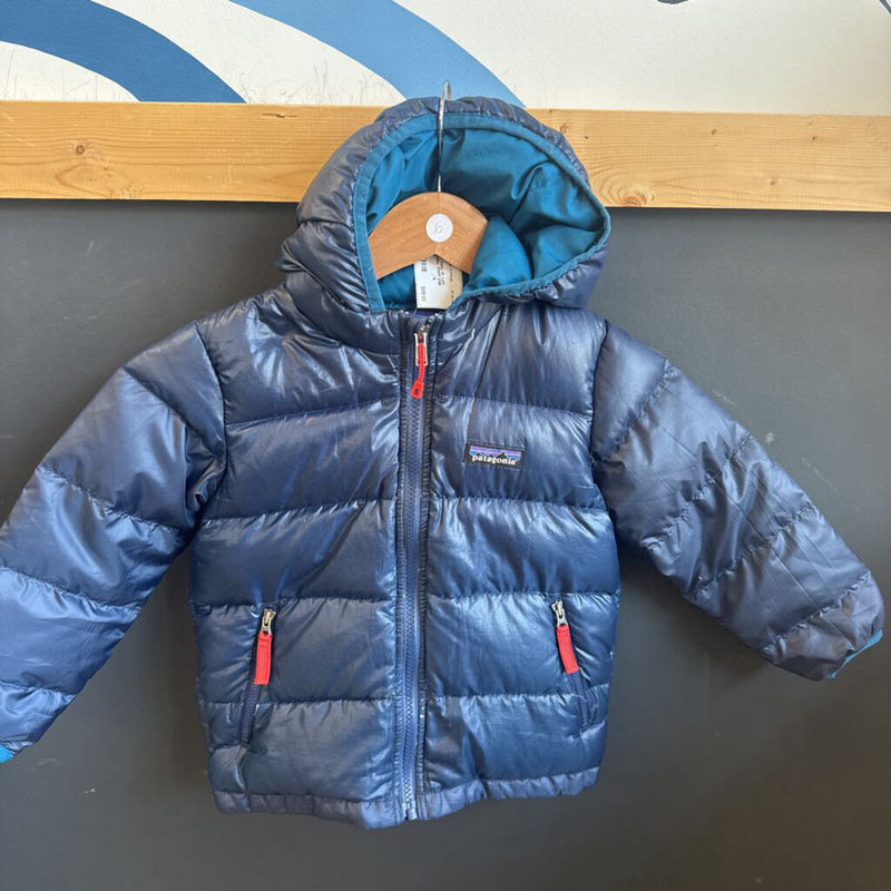 Patagonia- baby Hi- Loft down hoodie- MSRP $189 : Navy -children-3T