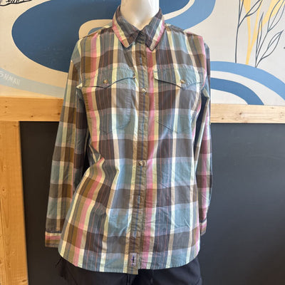 Patagonia - Women's Plaid Button-Up Shirt- MSRP $125: Multicolor-women-SM