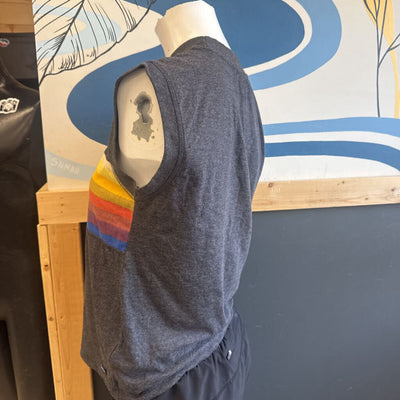 Kavu- Women's Sleeveless Tank - MSRP $75: Grey -women-SM