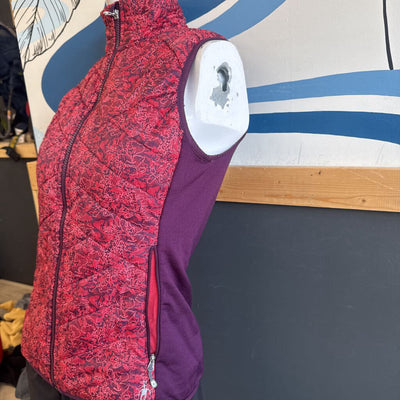 Smartwool - Women's Smartloft Vest- MSRP $185 : red/purple-women-small