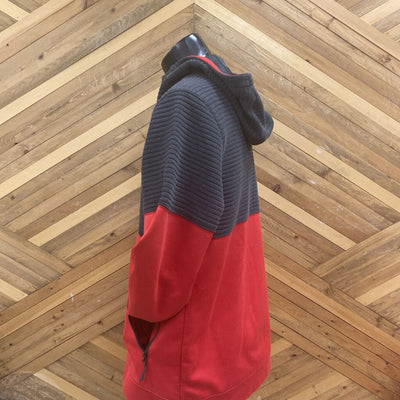 The North Face - Men's Zip Sweater- MSRP $99: red and black-men-LG