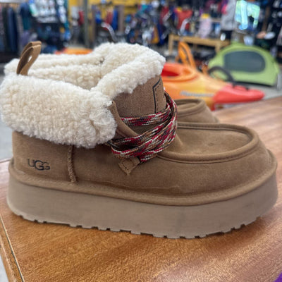 UGG - Women's Funkarra Cabin Cozy Boots- MSRP $195: Tan-women-8