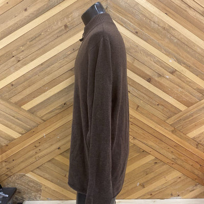 ExOfficio- Men's Brown Sweater-: brown-men-XL/XG