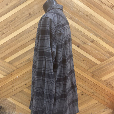 The North Face - Men's Flannel Shirt- MSRP $120 : gray-men-XXL