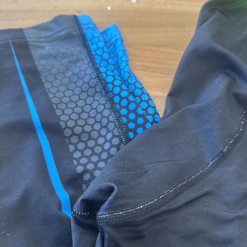 Under Armour - HeatGear Compression Legging- MSRP $40s: black, blue-men-XL