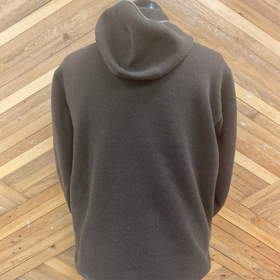 Arc'teryx- Men's Fleece Covert Cardigan Zip Up Hoodie- MSRP $220: brown-men-LG