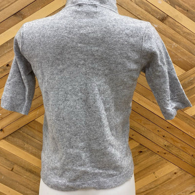 Hekla and Co. - Women's Sweater with Polka Dots: grey-women-LG
